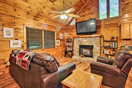 Explore Pigeon Forge Charming Cabin With Hot Tub!