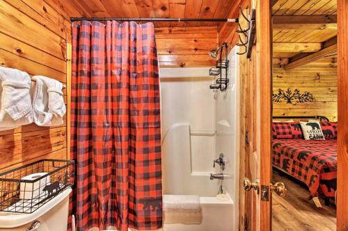 Explore Pigeon Forge Charming Cabin With Hot Tub!