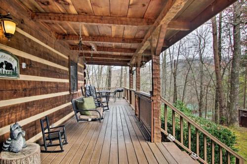 Serene Sevierville Home With Fireplace, Hot Tub, View