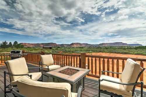 Kanab Cabin With Hot Tub, Fire Pit And Panoramic Views!