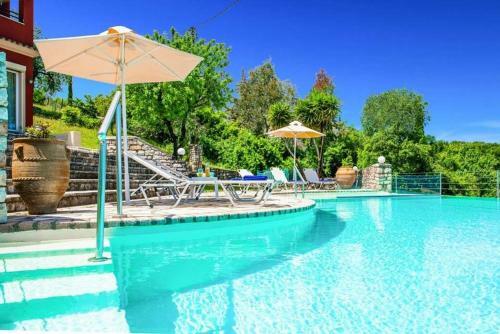 Lithiasmenos Villa Sleeps 6 Pool Air Con Wifi