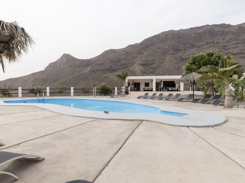 Pleasant Holiday Home In Fataga With Swimming Pool