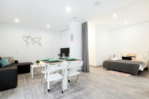 Apartamento Acogedor Loft En Bajo Centrico Con Parking Wifi