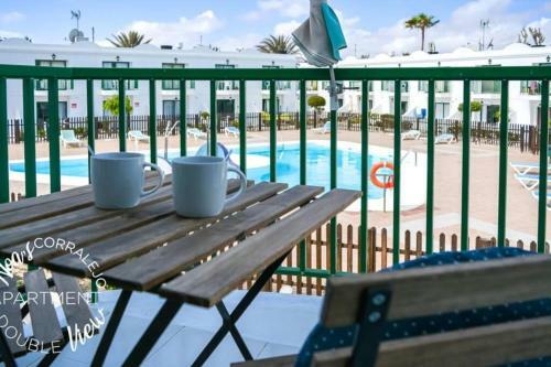Sunny Noa's Apartment Double Pool View- Wifi Fibra