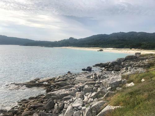 Apartamento Casa de Rilo ,para 6/8 En La Playa de Nerga