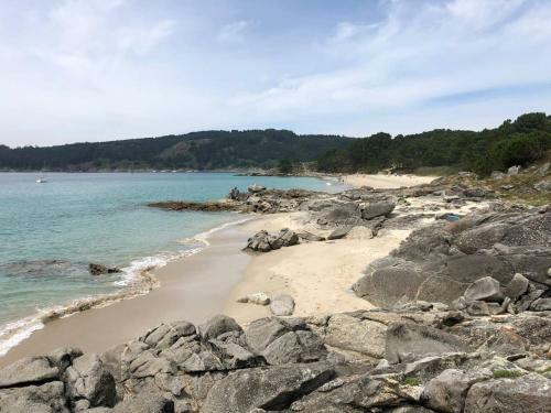 Apartamento Casa de Rilo ,para 6/8 En La Playa de Nerga