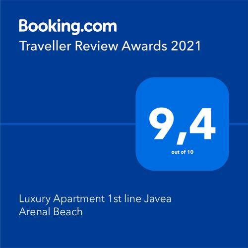 Luxury Apartment 1st Line Javea Arenal Beach