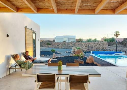Villa Tabaiba En Lajares Con Piscina