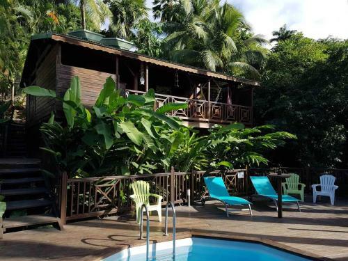Les Lodges Les Hauts de Deshaies Bungalow Aruba
