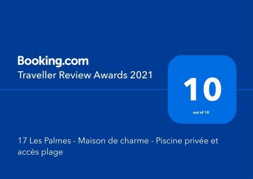 17 Les Palmes - Maison de Charme - Piscine Priv�e Et Acc�s Plage