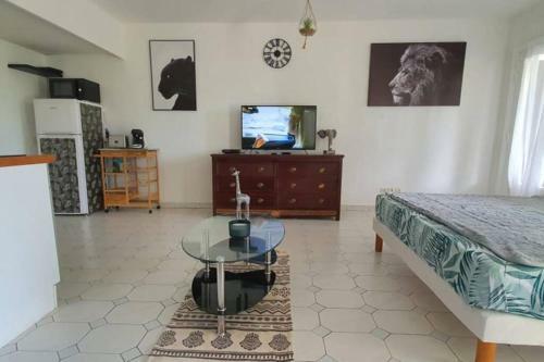 Apartamento Grand Studio Id�alement Situ�, Jardin Et Piscine