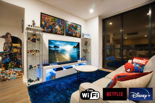Apartamento Dc Vs Marvel Theme Ft Arcade Machine Pool Gym Spa Sauna Bbq