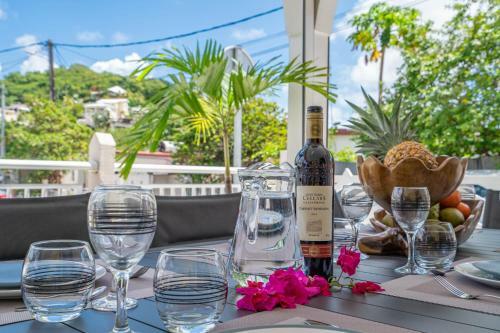 Villa Perle D'or, Dans Bourg de Sainte-anne, Jacuzzi, Plage � 5' � Pied