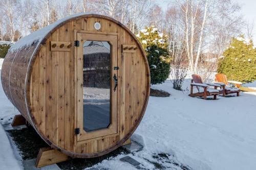 Spa, Sauna Et Foyer : Le Phare de Baie-saint-paul