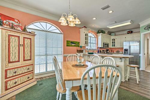 Bright Pastel Island Home With Sunset View And Grill!