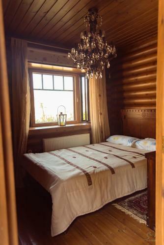 *2 Bdr Log House /mountains/queen Bed/fireplace