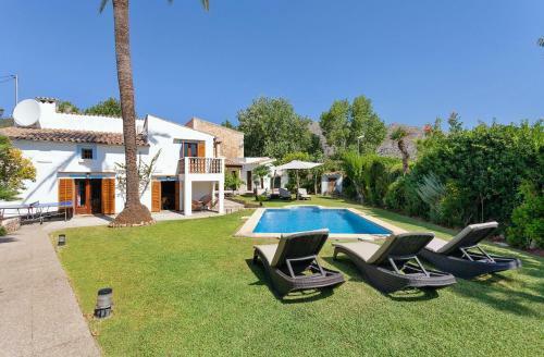 Villa Casa Pont Roma, Garden And Pool In Pollensa