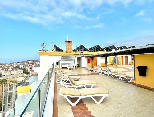 Apartamento Nice Studio Cs With Shared Rooftop Pool, In Puerto De La Cruz