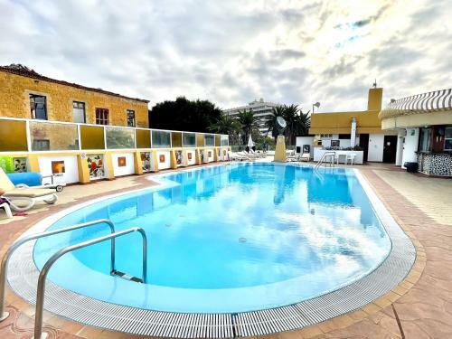 Apartamento Nice Studio Cs With Shared Rooftop Pool, In Puerto De La Cruz