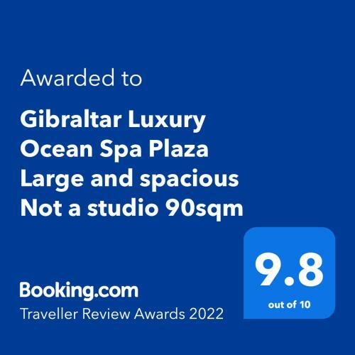 Luxury Ocean Spa Plaza Private Large 1 Bed Apartment