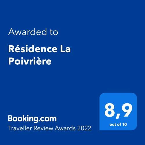 Apartamento R�sidence La Poivri�re