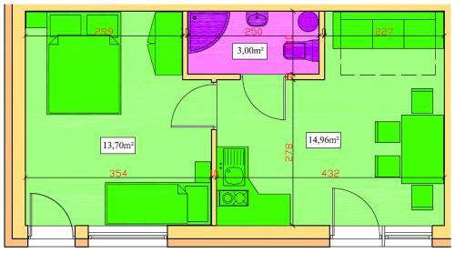 Apartament Piaskowy Nr A5 (3-5 Os.)