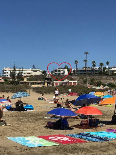 Apartamento Primera Linea De Playa Del Ingles Y Las Dunas De Maspalomas