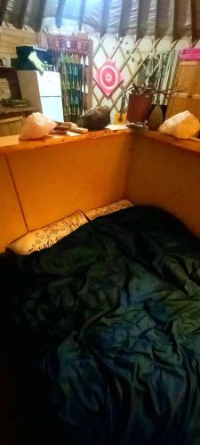 The Mongolian Yurt In The Village