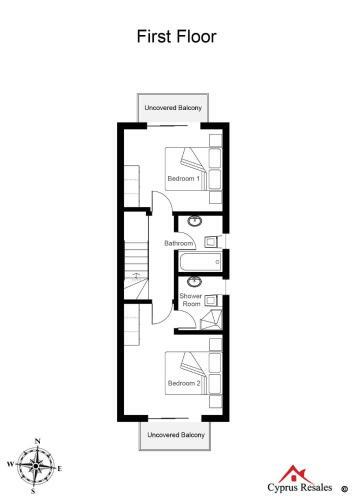 Iris Village 2 Bedroom / 2 Bathroom Townhouse