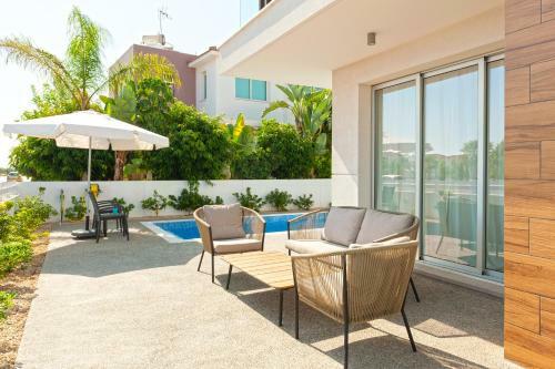 Pearly Sands Villa 3 Bdrm With Big Pvt Pool In Protaras