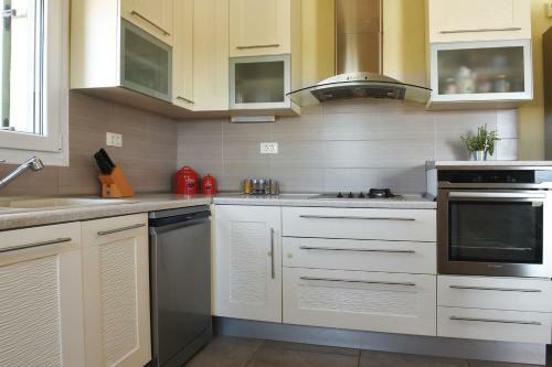 House With Panoramic View Magical Sunset In Syros