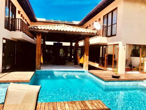 Casa Com Piscina E Churrasq Na Praia Do Forte Ba