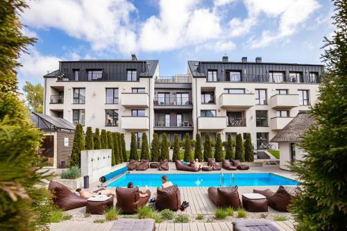 Apartamento #stayhere - Sunny Compact Loft With Pool - Palanga