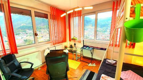 Hostal Vila Paul Best Paronamic View Over Medieval Historical Centre Brasov