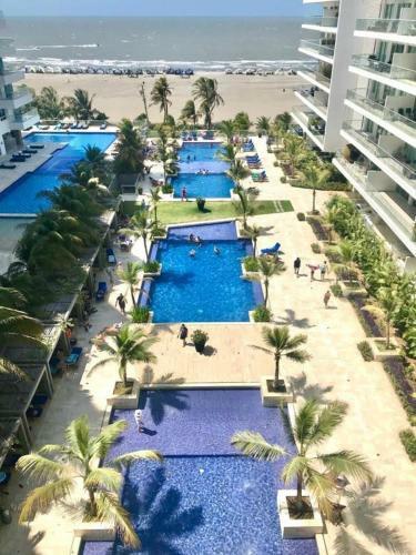 Apartamento, En Primera Linea De Playa