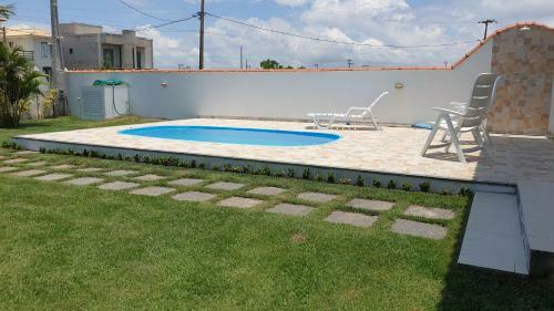 Linda Casa De Praia Com Piscina