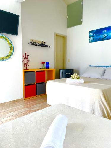 Hostal Boa Sorte Suites Com Piscina Garagem E P� Na Praia De Gerib�