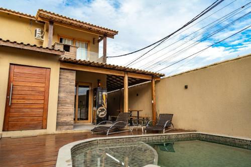 Linda Casa Com Piscina Bosque De Geriba