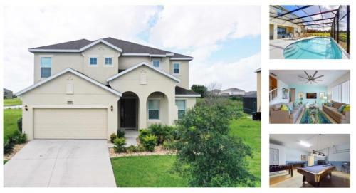 Beautiful 6 Bedroom Home With Games & More! Home