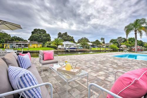 Waterfront Sarasota Estate Dock And Boat Lift!