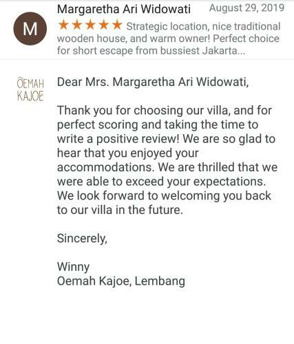 Lodge Oemah Kajoe Lembang