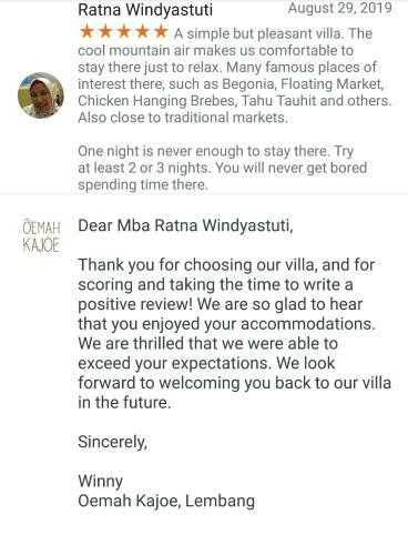 Lodge Oemah Kajoe Lembang