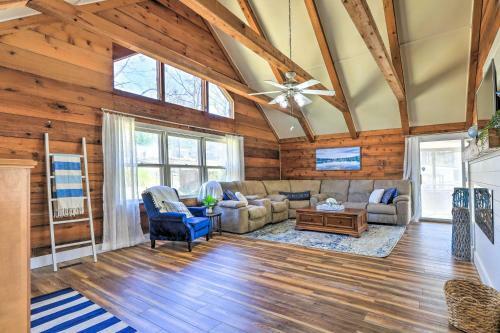 Lakefront Cottage With Boat Slip And Sun Deck!