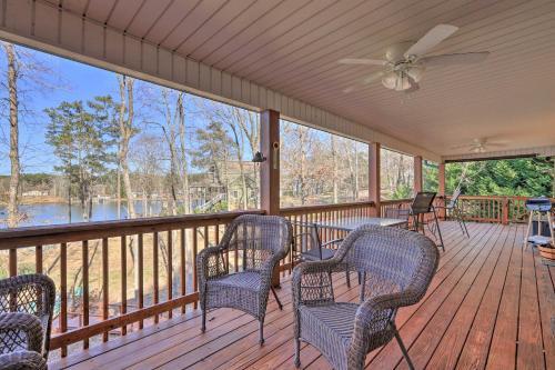 Lakefront Sparta Cottage With Decks And Boat Dock