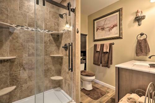 Quaint Creekside Cottage With Porch And Backyard!