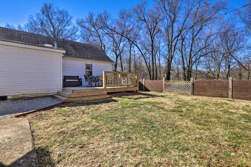 Quaint Creekside Cottage With Porch And Backyard!