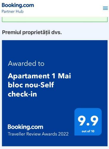 Apartament 1 Mai Bloc Nou-self Check-in