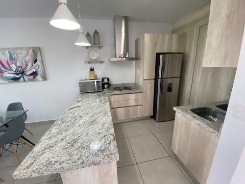 Apartamento Departamento Con Alberca - Playa A 2 Minutos