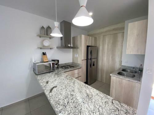 Apartamento Departamento Con Alberca - Playa A 2 Minutos