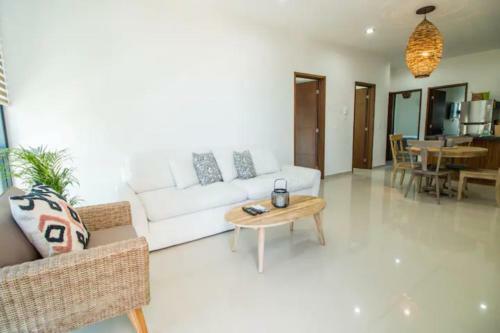 Apartamento Amplio Departamento Modern Boho Cerca De La Playa